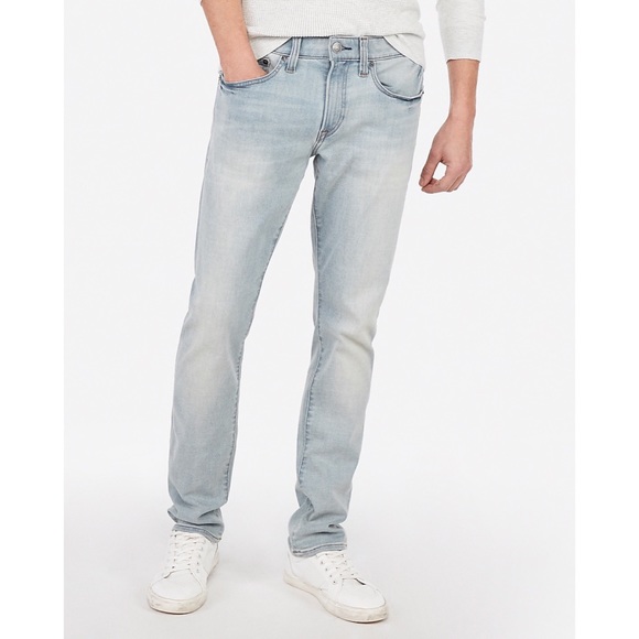 Express Other - Skinny Light Wash Hyper Stretch Jean